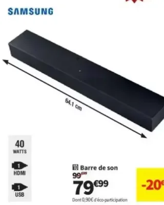Barre de son Samsung