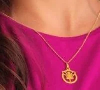 Collier pendentif fée enfant Le Manège à Bijoux