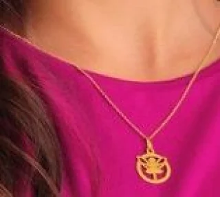 Collier pendentif fée enfant Le Manège à Bijoux