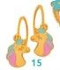 Boucles d'oreilles enfant licorne