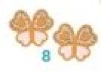 Puces d'oreilles enfant papillon