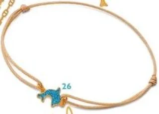 Bracelet cordon Dauphin Le Manège à Bijoux