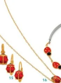 Collier coccinelle en or Le Manège à Bijoux