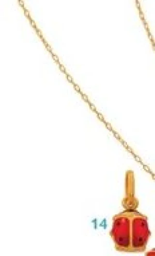 Pendentif coccinelle en or Le Manège à Bijoux