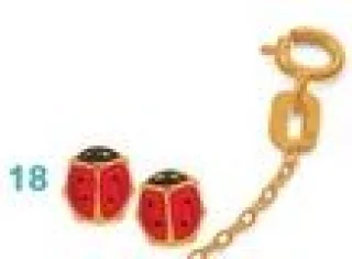 Puces d'oreilles coccinelles Le Manège à Bijoux
