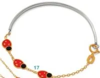 Bracelet jonc coccinelles Le Manège à Bijoux
