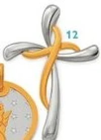 Pendentif croix 12