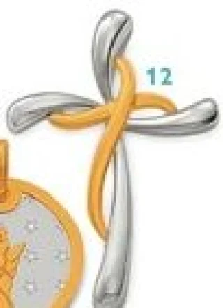 Pendentif croix 12