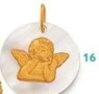 Pendentif nacre ange 16