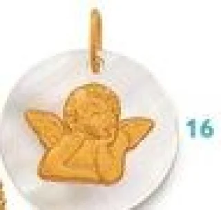Pendentif nacre ange 16