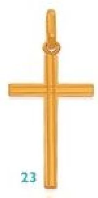 Pendentif croix en or Le Manège à Bijoux