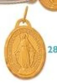 Pendentif Médaille Vierge Or 18 Carats Le Manège à Bijoux