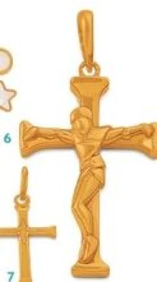 Pendentif croix - Modèle 6