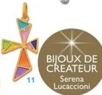 Pendentif croix Bijoux de créateur Serena Lucaccioni - Modèle 11
