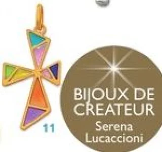 Pendentif croix Bijoux de créateur Serena Lucaccioni - Modèle 11