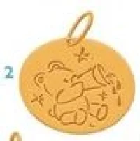 Pendentif enfant Ourson en or