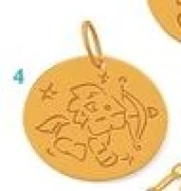 Pendentif enfant Sagittaire en or