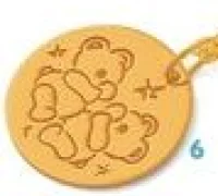 Pendentif enfant Oursons en or