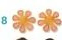 Boucles d'oreilles enfant Fleurs