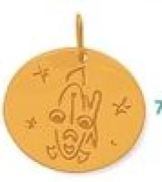Pendentif enfant en or