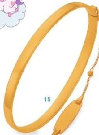 Bracelet jonc enfant en or