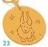 Promo Pendentif Médaille signe astrologique Capricorne en Or 18 carats Le Manège à Bijoux