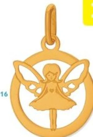 Pendentif Fée en Or 18 carats Le Manège à Bijoux