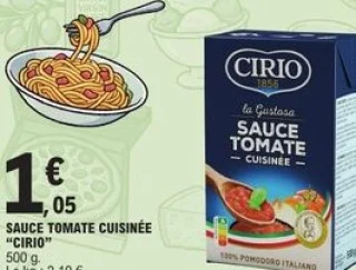 Sauce tomate cuisinée Cirio