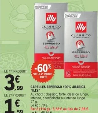 Capsules Espresso 100% Arabica illy