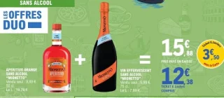 Duo aperitivo orange sans alcool Mionetto + Vin effervescent sans alcool Mionetto