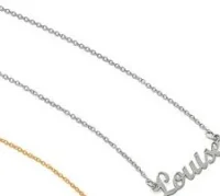 Collier prénom Louise
