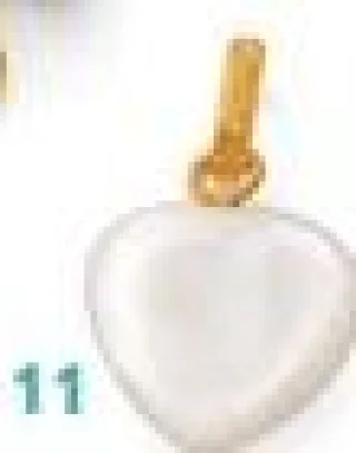 Pendentif cœur Or 18 carats / 750 millièmes