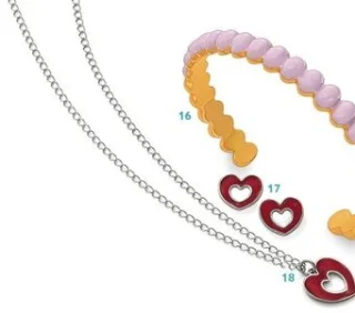 Collier pendentif cœur pour enfants Le Manège à Bijoux