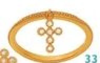 Bague croix pour enfants Le Manège à Bijoux