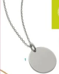 Collier avec pendentif médaille ronde à graver Le Manège à Bijoux