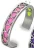 Promo Bracelet jonc argenté cœurs interchangeables Méli Versa