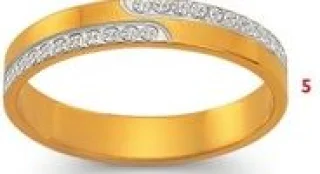 Alliance Mariage Bicolore Modèle 5