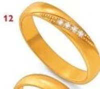 Alliance Or 18 carats et diamants le manège à bijoux N°12