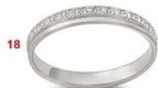 Alliance Platine 950 millièmes et diamants le manège à bijoux N°18