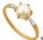 Promo Bague en or et perle Marika Ceccon Le Manège à Bijoux