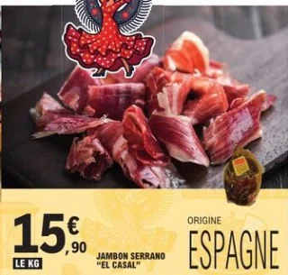 Jambon Serrano El Casal