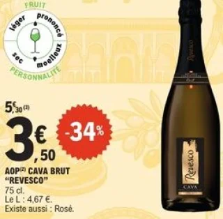 AOP Cava brut Revesco