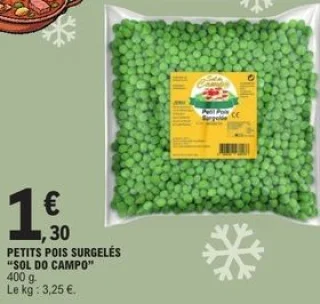 Petits pois surgelés Sol do Campo