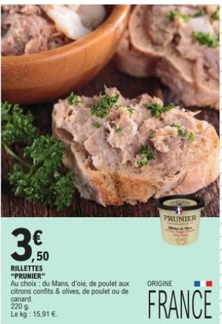 Rillettes Prunier