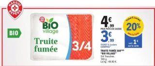 Truite fumée Bio Bio Village