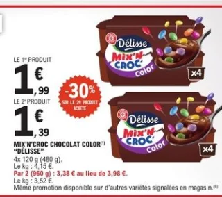 Mix'n'Croc chocolat color Délisse
