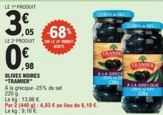 Olives noires Tramier