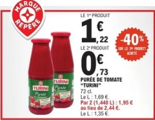 Purée de tomate Turini
