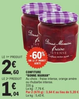 Confiture "Bonne Maman"