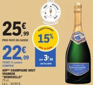 Champagne Brut Vranken "Demoiselle"